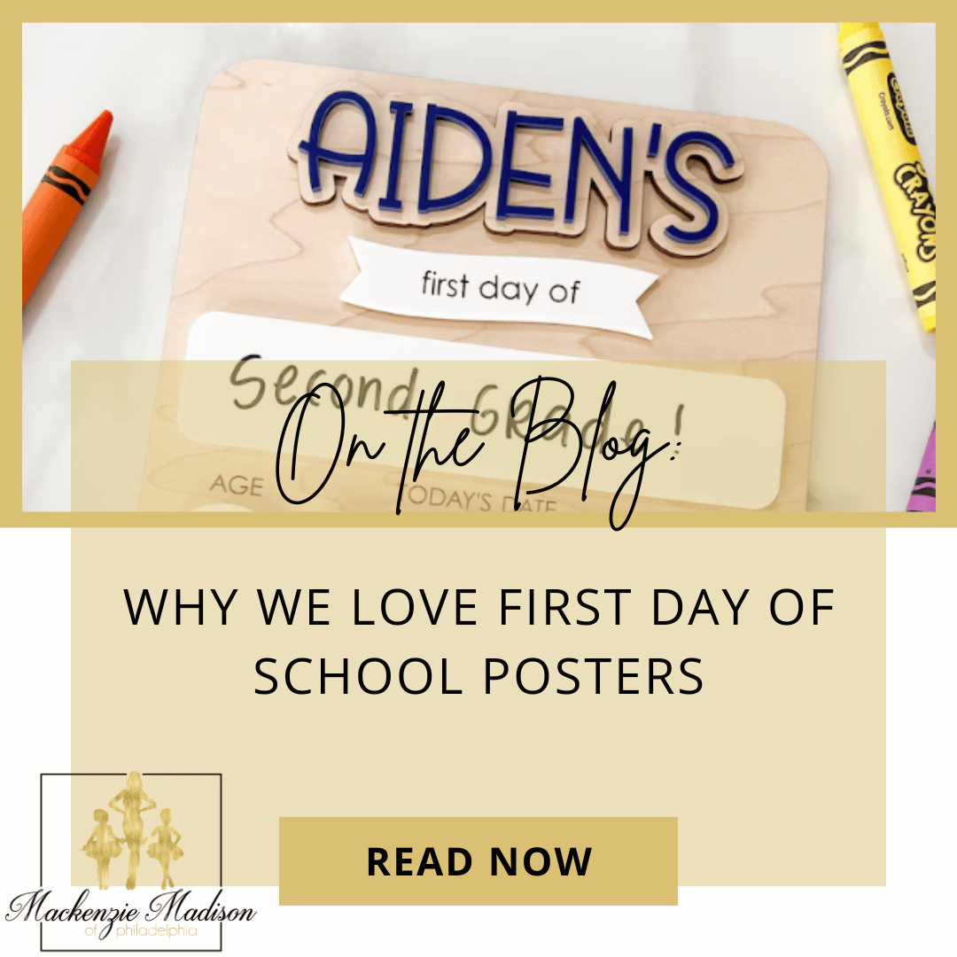 Why We Love First Day of School Posters