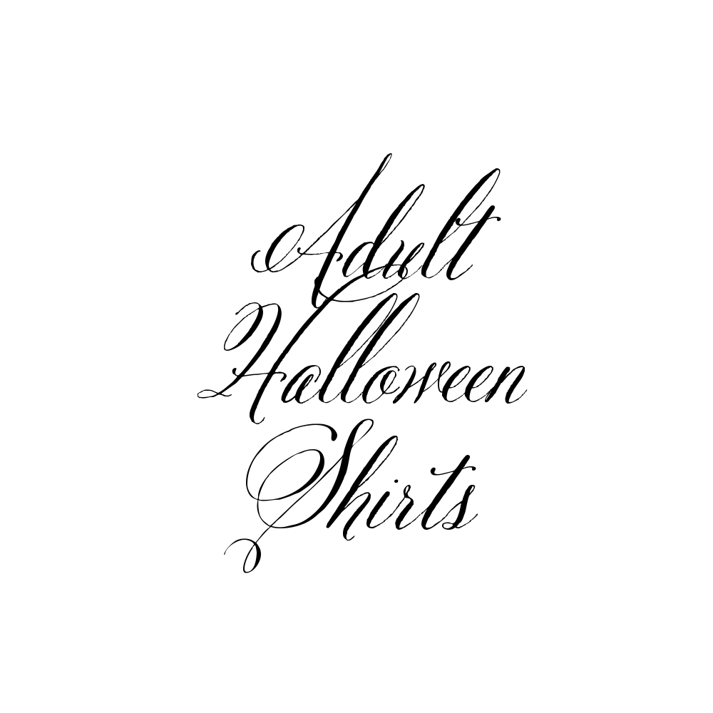Adult Halloween Shirts