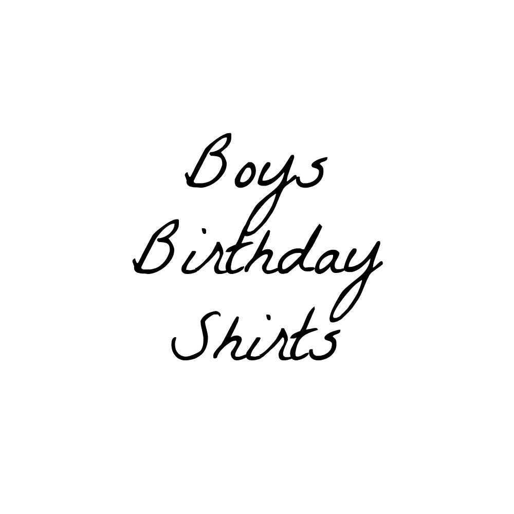 Boys Birthday Shirts