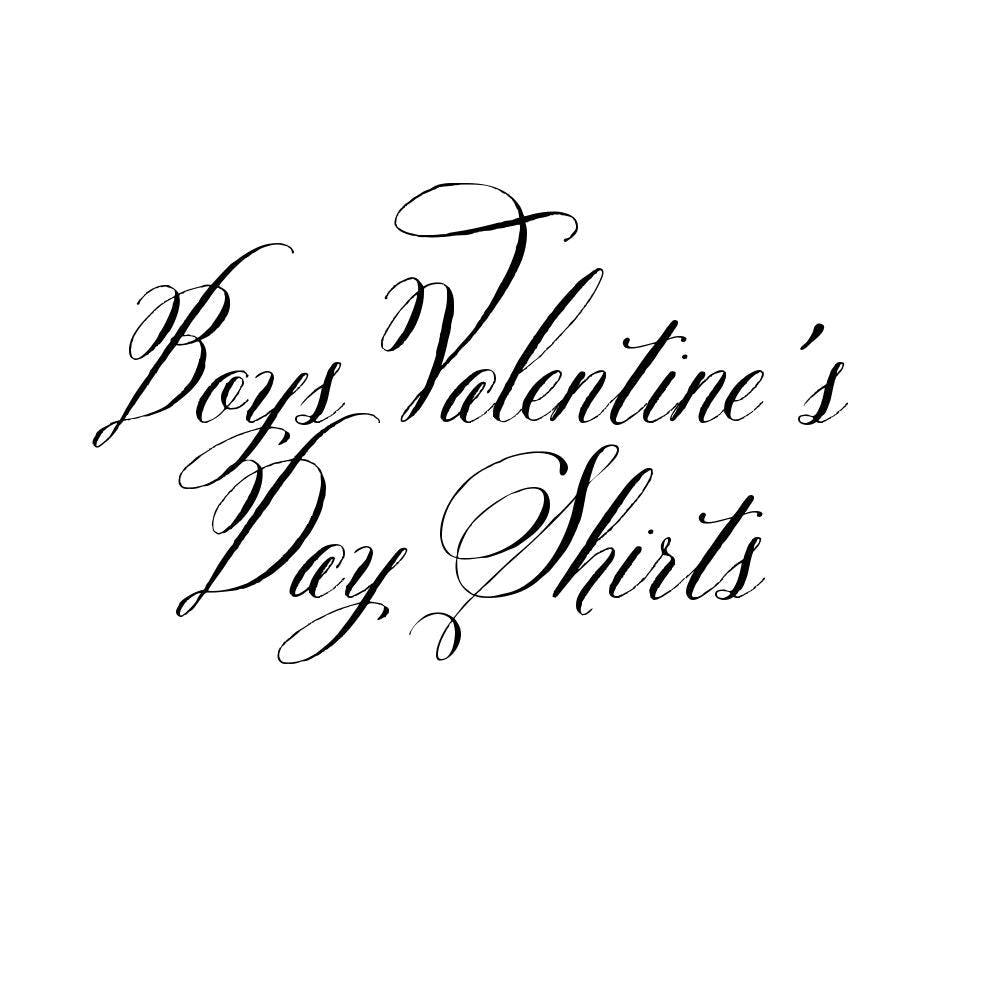 Boys Valentine's Day Shirts