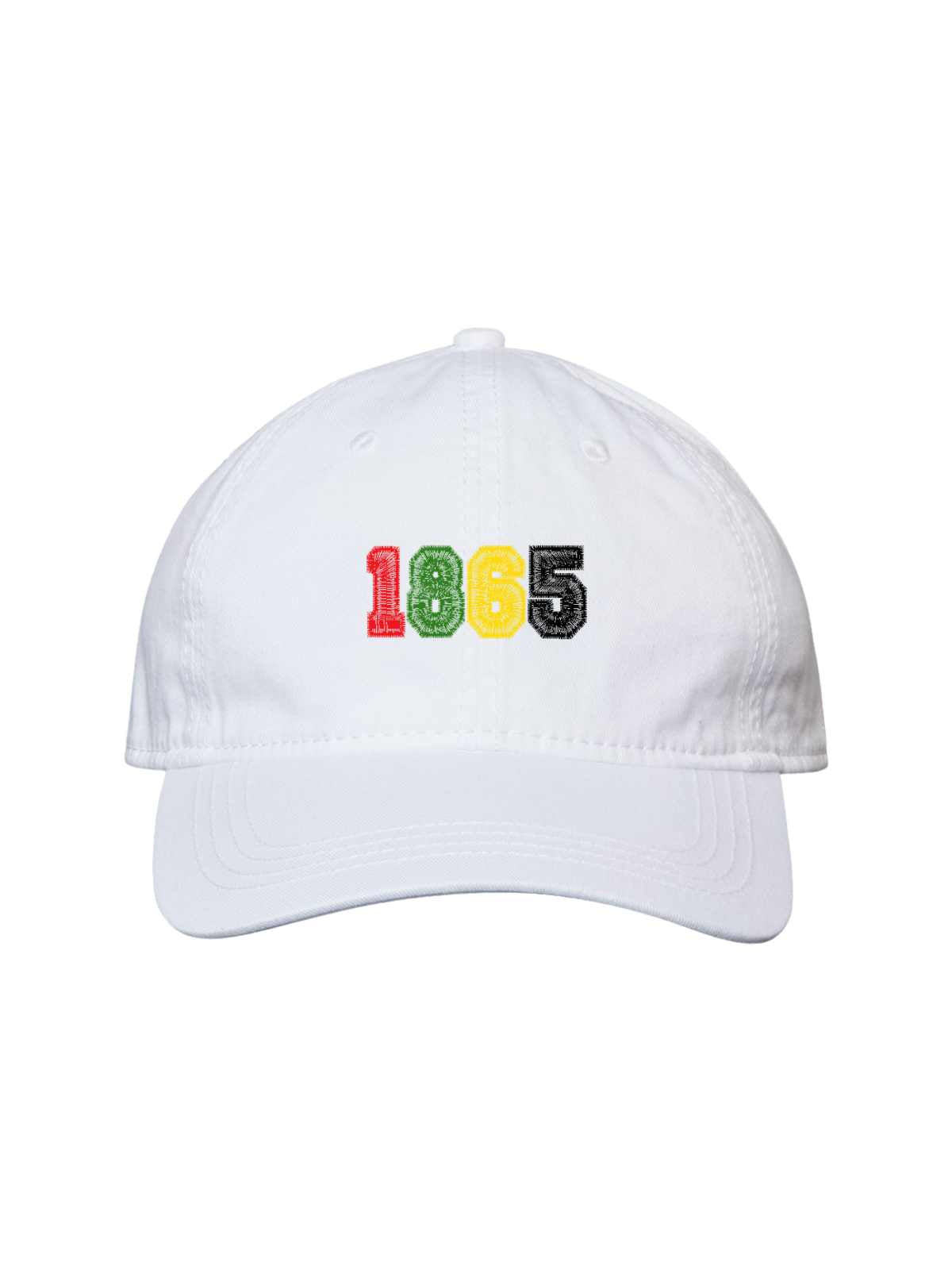 1865 Juneteenth Hat in White