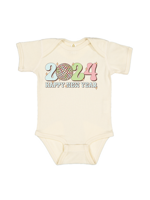 2024 Happy New Year Infant One Piece