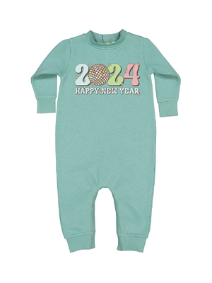 2024 Happy New Year Infant One Piece Coverall