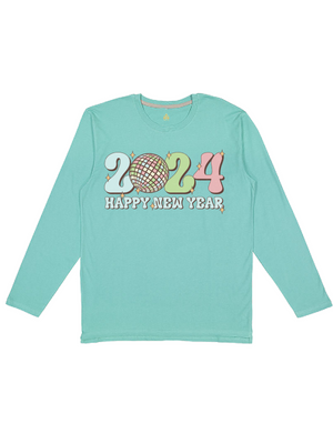 2024 Happy New Year Adult Long Sleeve Shirt