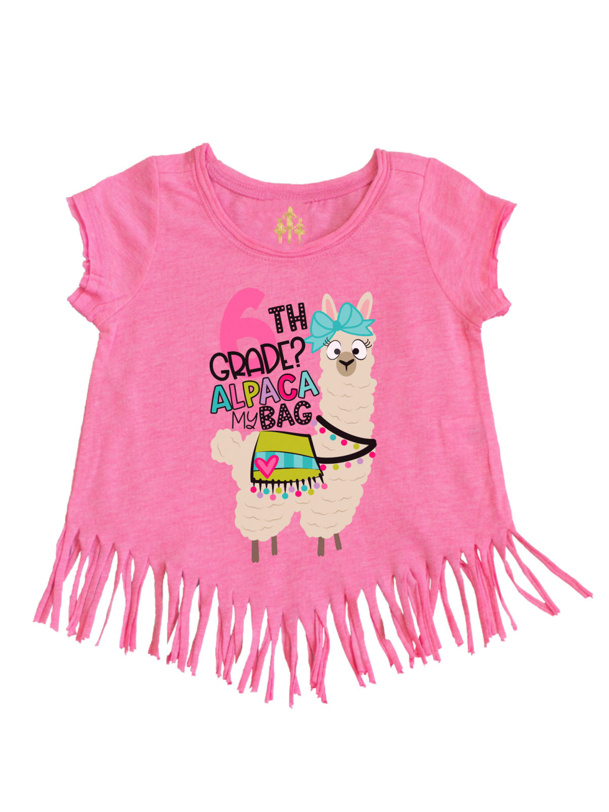 Second Grade Alpaca My Bag Girls Shirt