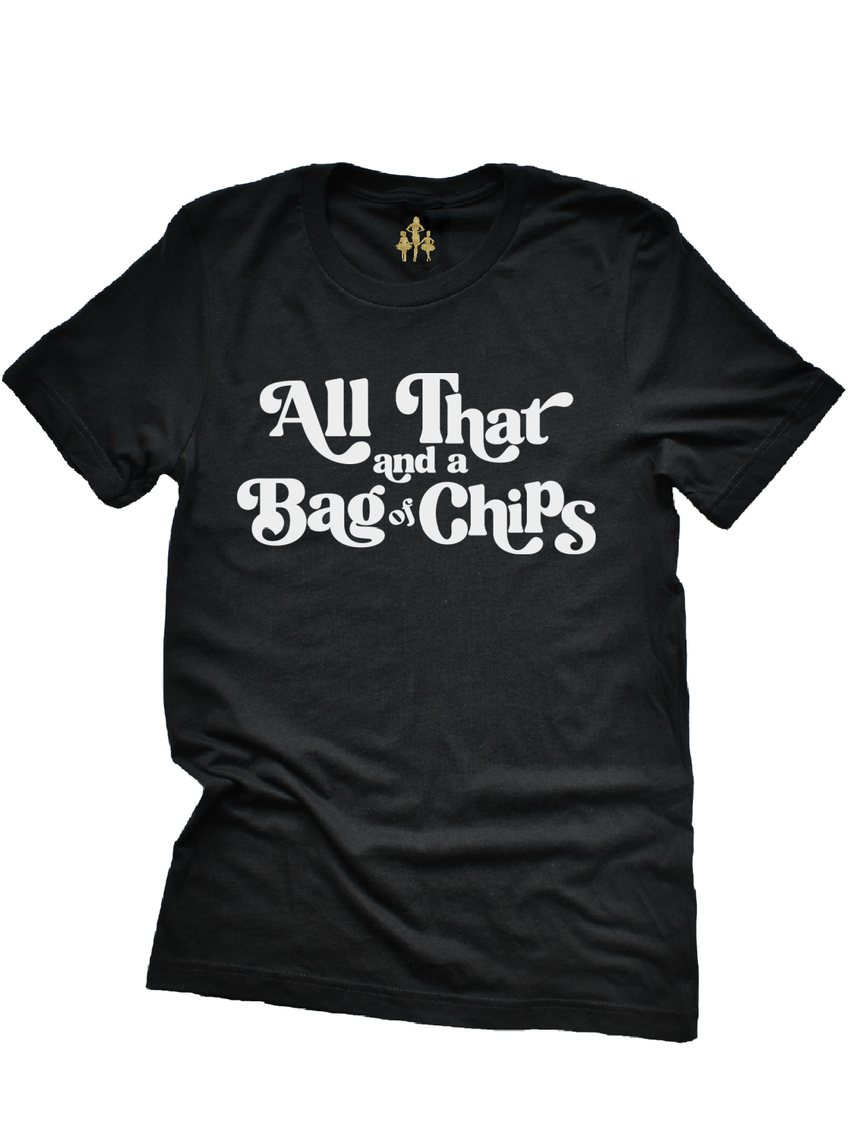 All That and a Bag of Chips Womens Black Shirt
