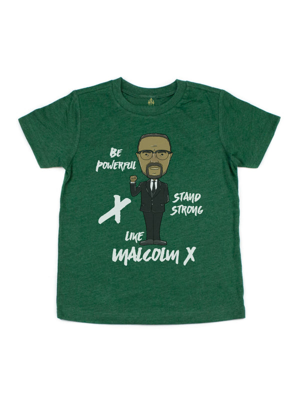 Kids Black History Month Shirt - Be Powerful like Malcolm X - Mackenzie ...