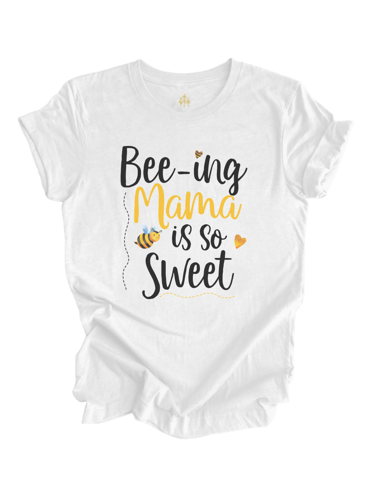Bee-ing Mama is So Sweet Bumble Bee Birthday Shirt in White
