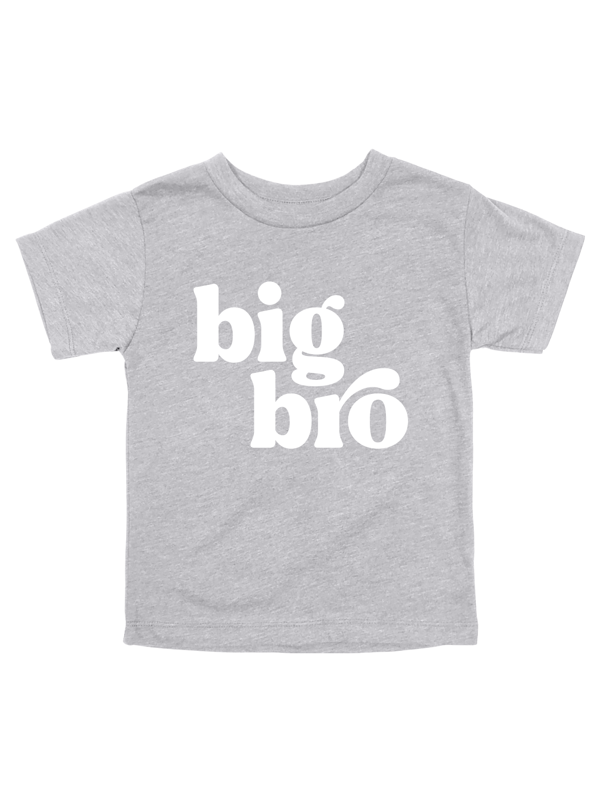 Big Bro Shirt for Boys in Heather Gray