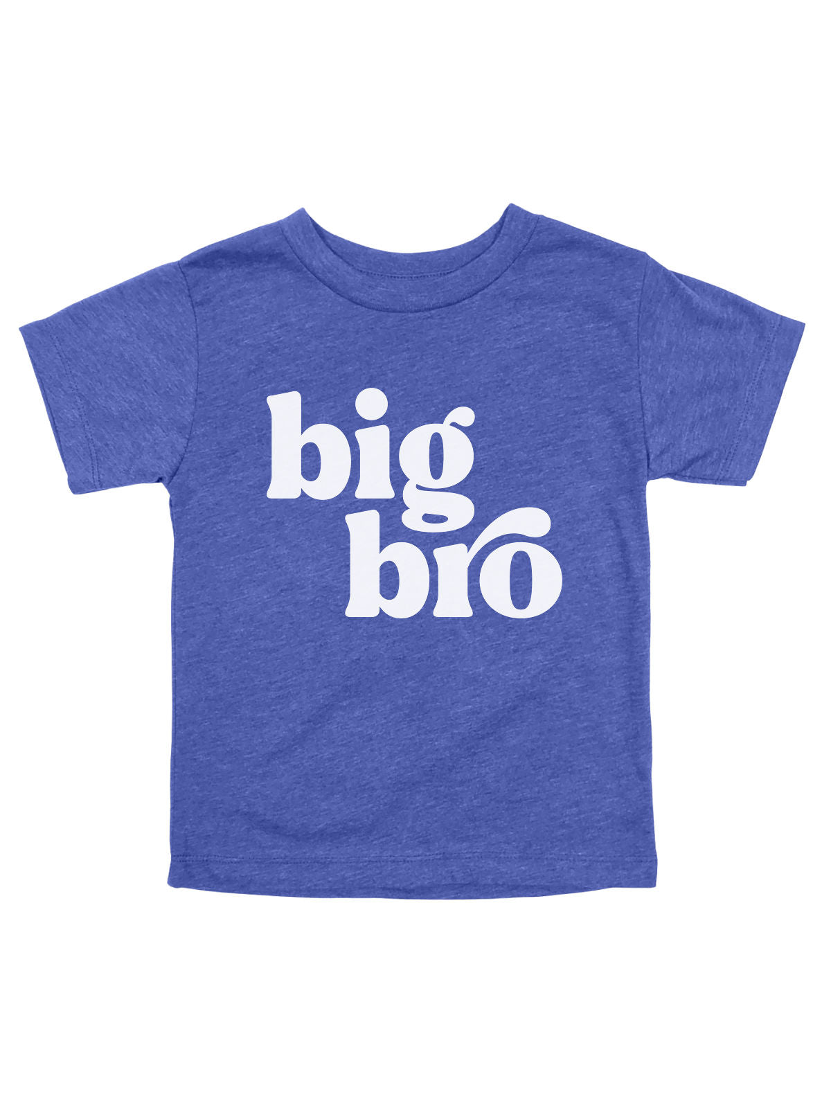 Big Bro Shirt for Boys in Royal Blue