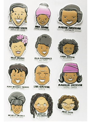 Black History Month Sticker Pack 