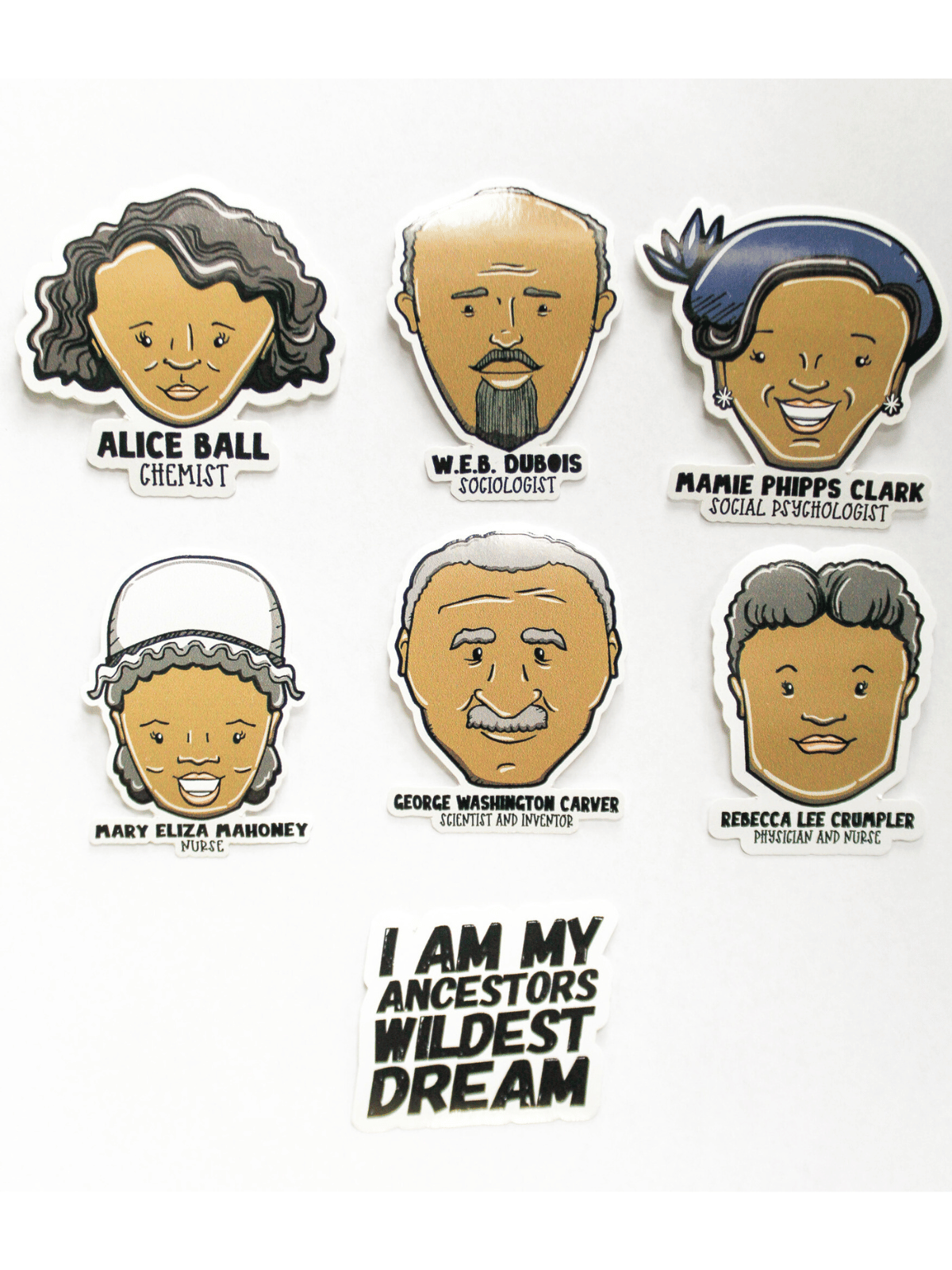 Black History Month Stickers