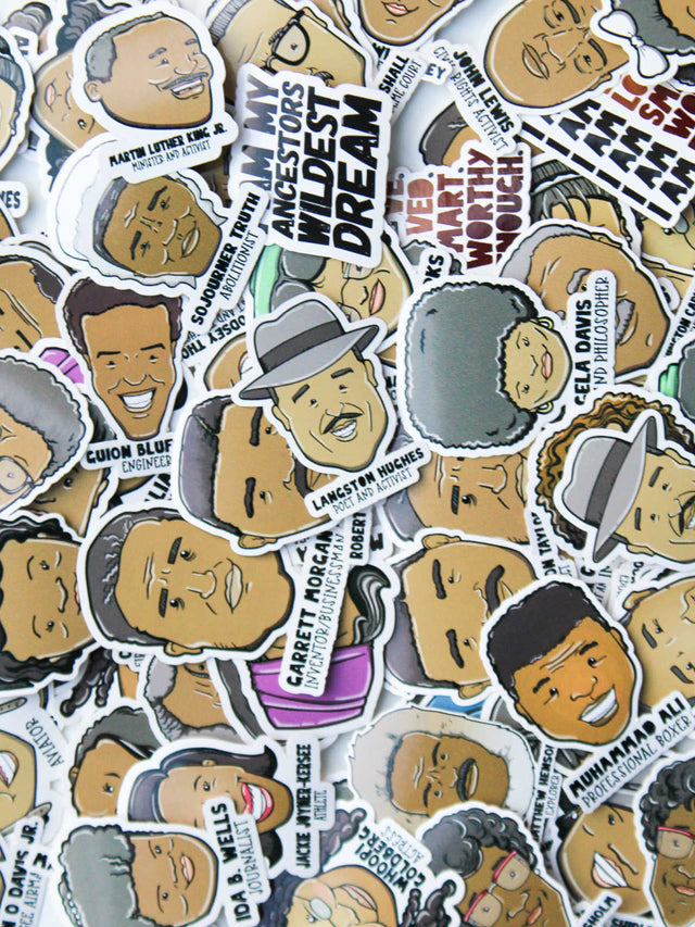 Black History Month Stickers for Kids