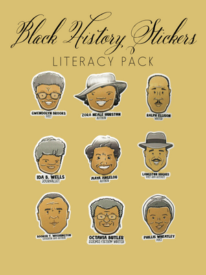 Black History Month Sticker Pack - Literacy