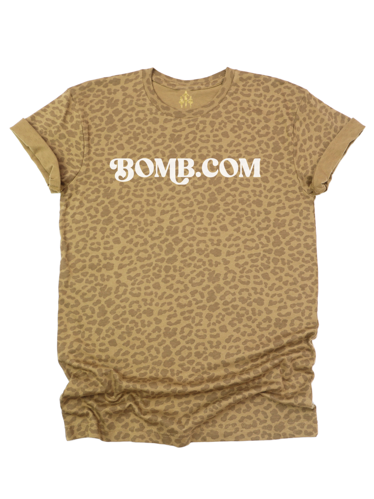 Ladies Bomb Dot Com Leopard Print Shirt