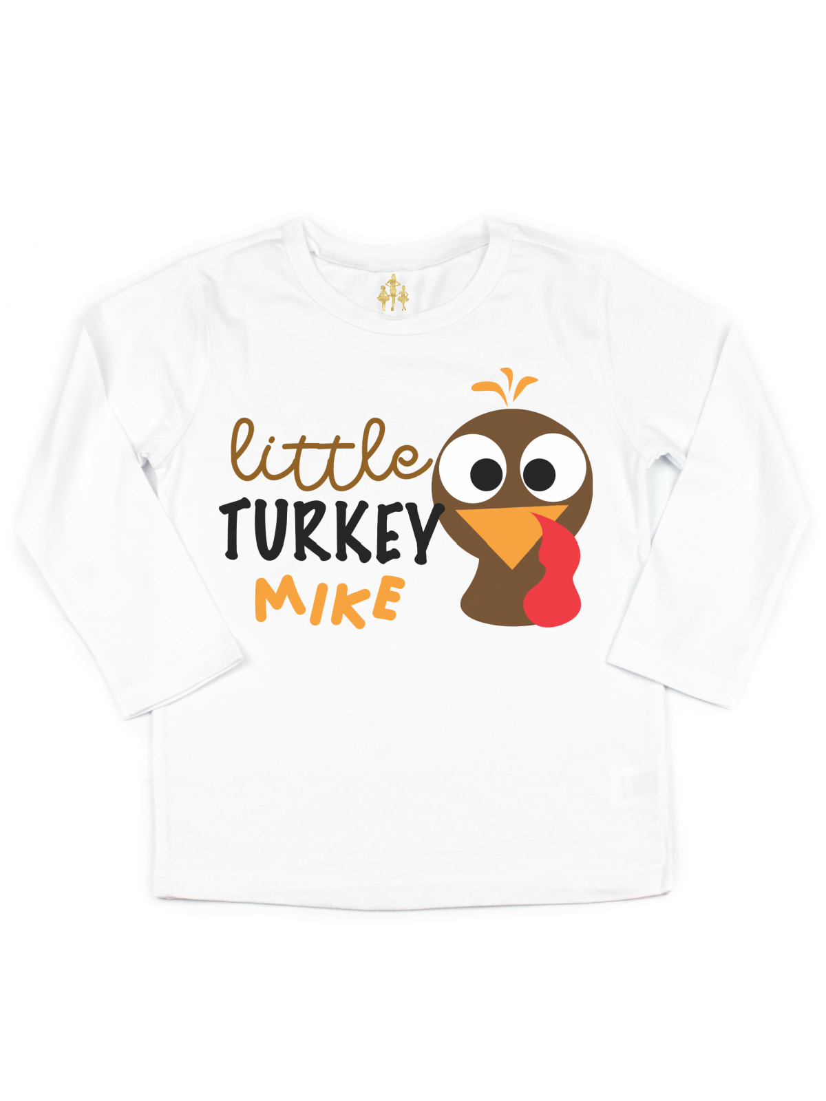 Boys Little Turkey Thanksgiving Tee