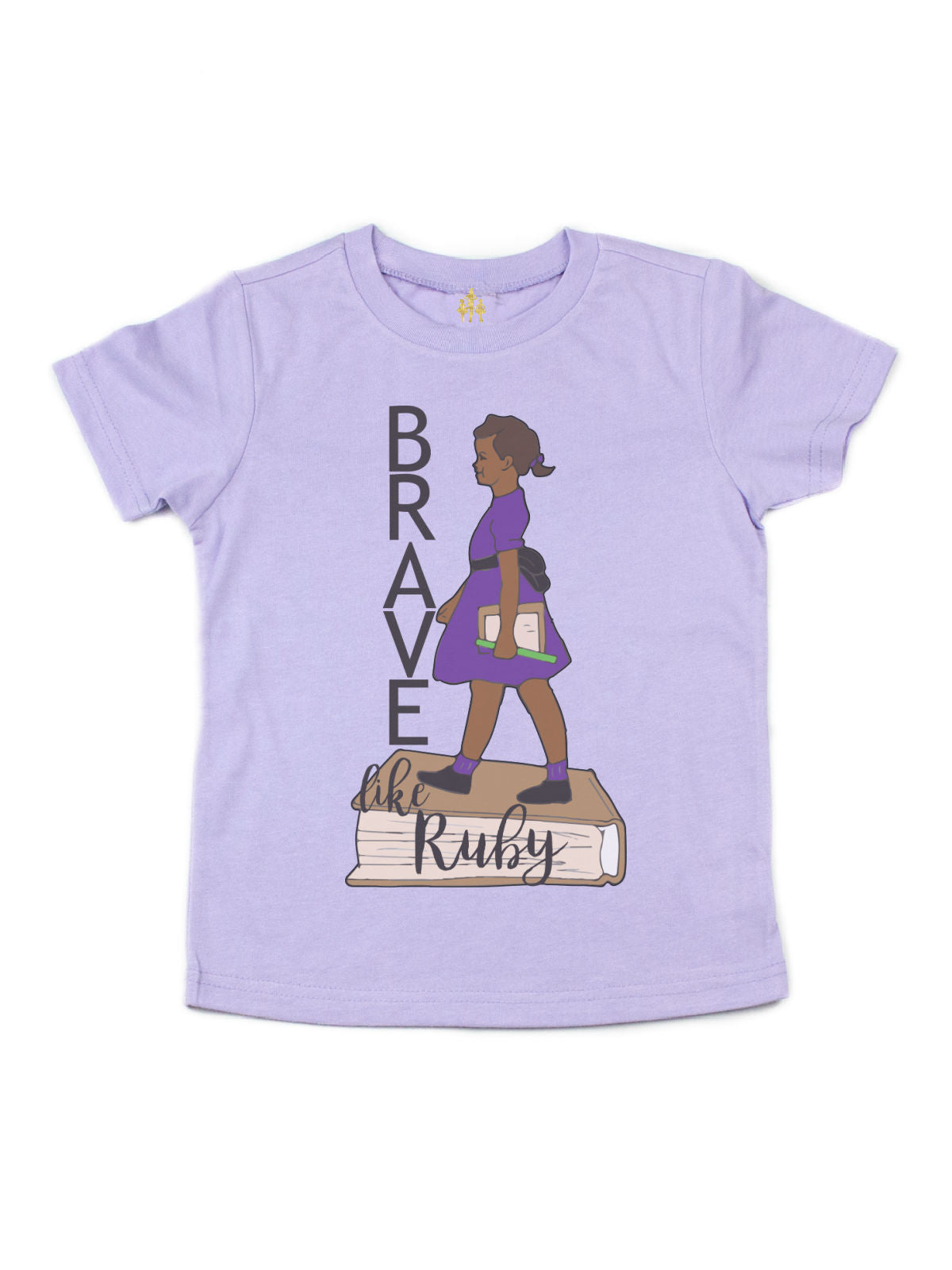 Brave like Ruby Bridges Kids Shirt in Purple