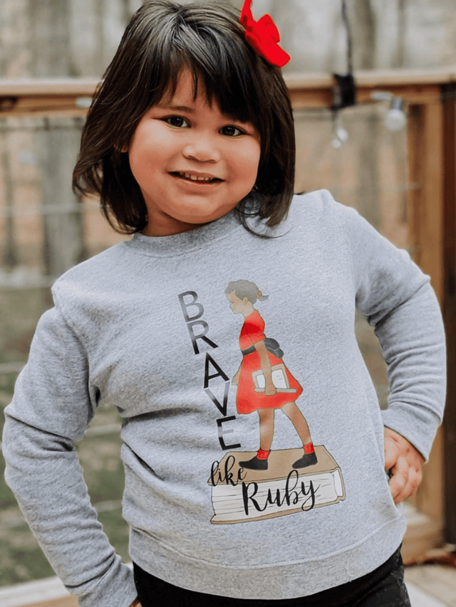 Brave like Ruby Kids Civil Rights Sweatshirt