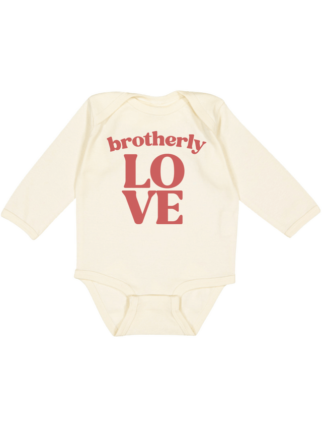 Brotherly Love Infant Long Sleeve Baby Outfit