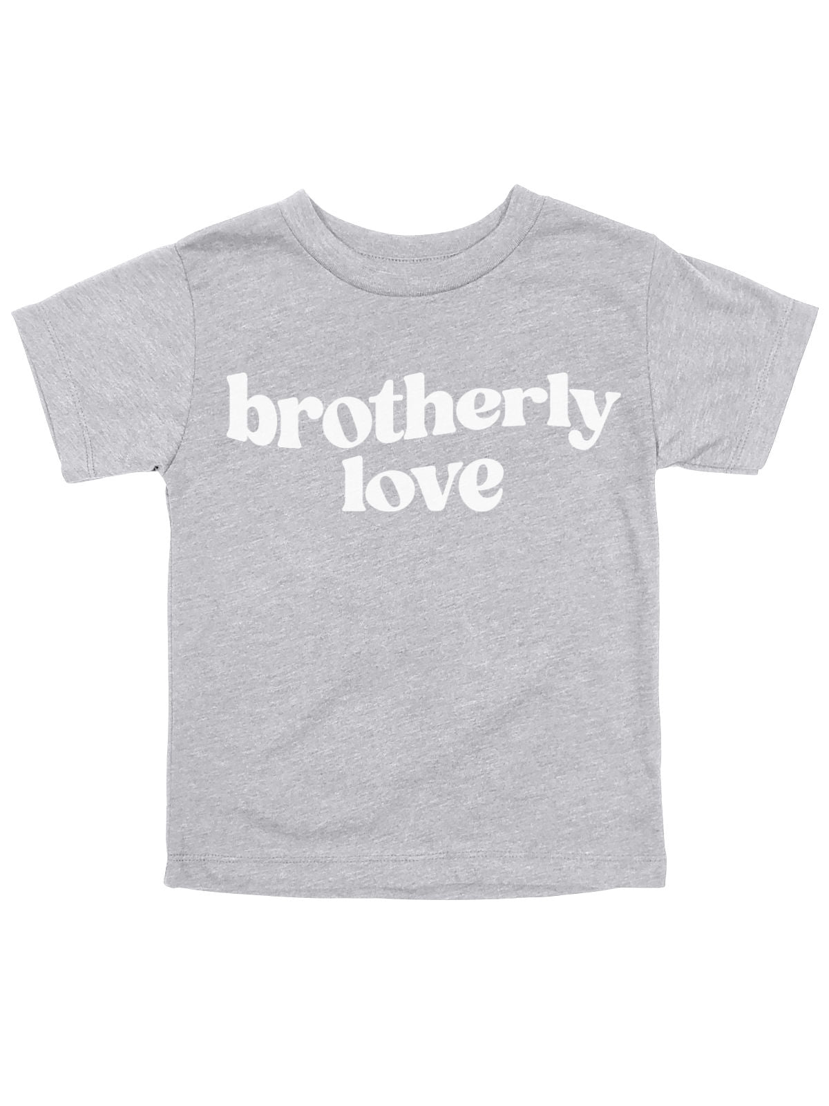 Brotherly Love Philly Kids Short Sleeve Heather Gray Shirt