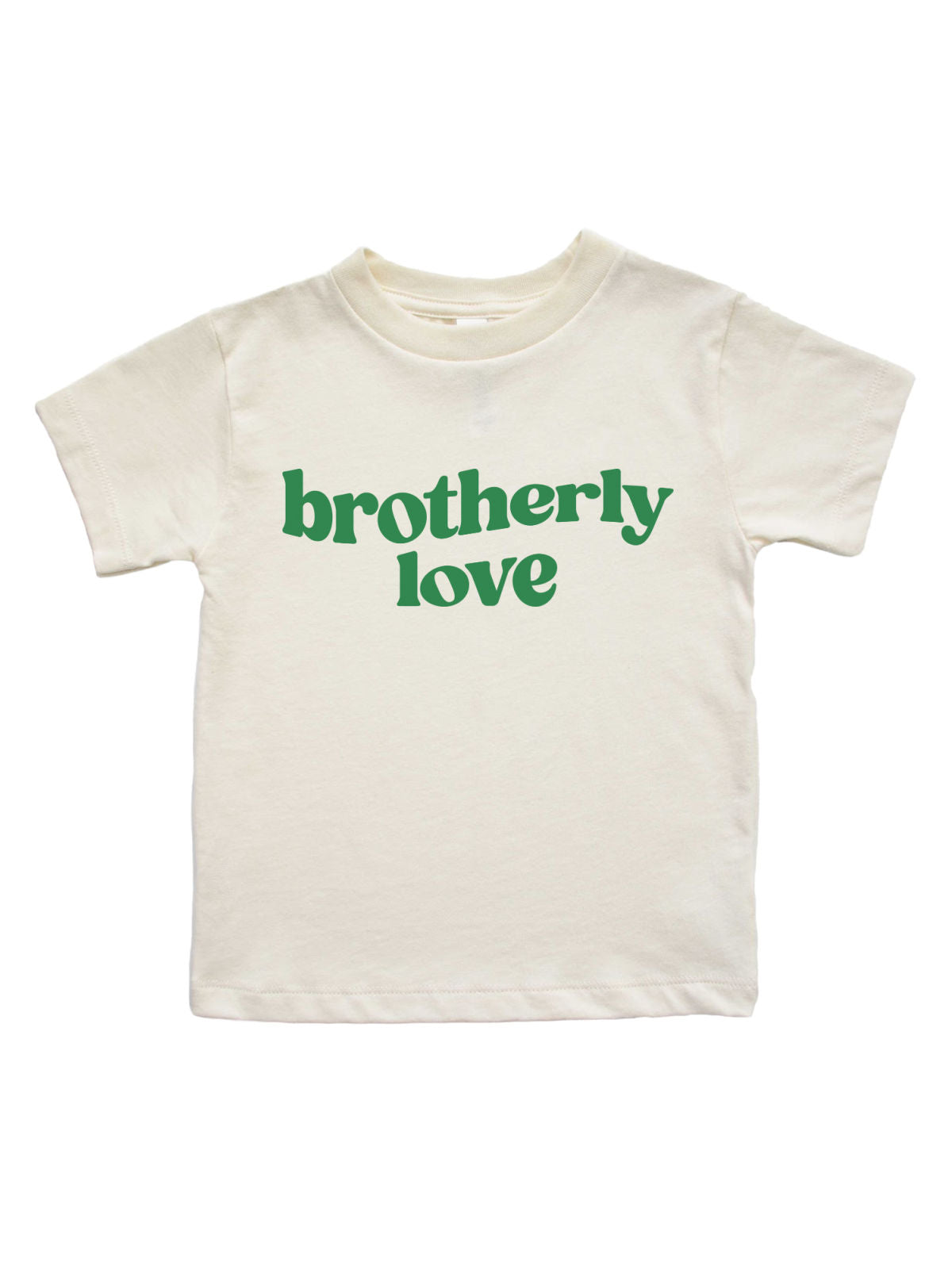 Brotherly Love Philly Kids Long Sleeve Shirt in Natural