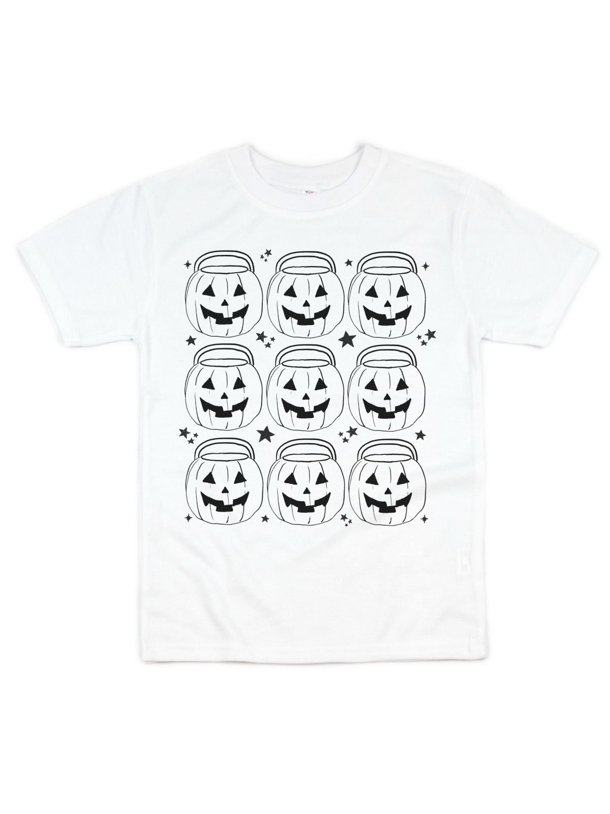 Color Me Jack-o-Lantern Kids Halloween Shirt - Short Sleeve