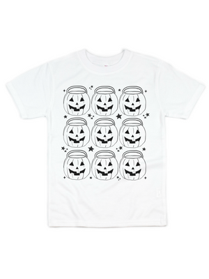 Color Me Jack-o-Lantern Kids Halloween Shirt - Short Sleeve