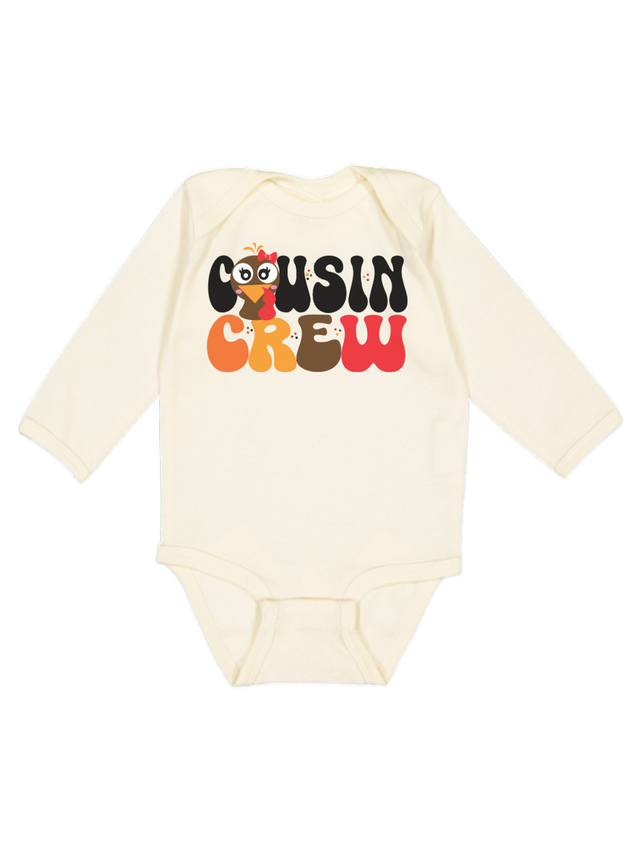 Cousin Crew Baby Girl Long Sleeve Thanksgiving Outfit