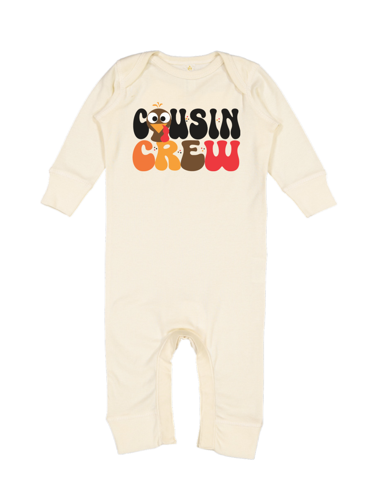 Cousin Crew Baby Girl Thanksgiving Romper