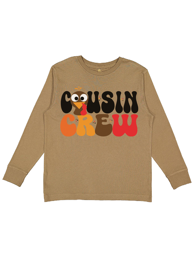 Cousin Crew Kids Thanksgiving Shirt Long Sleeve