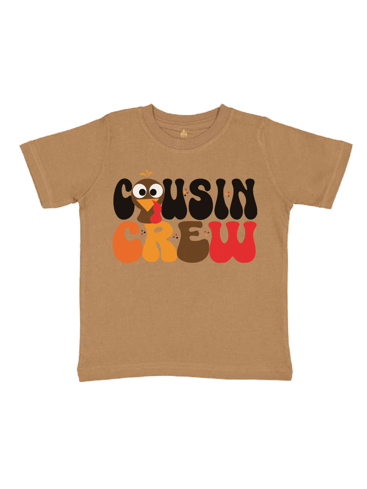 Cousin Crew Turkey Face Kids Thanksgiving Shirt