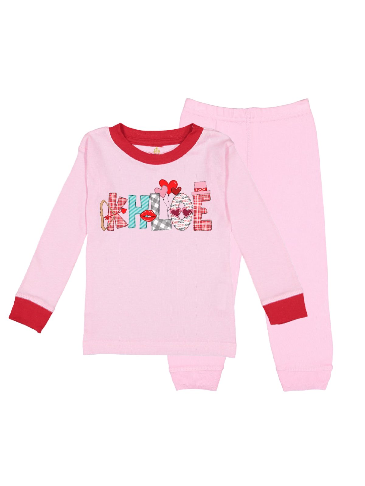 Girls Valentine's Day Pajamas