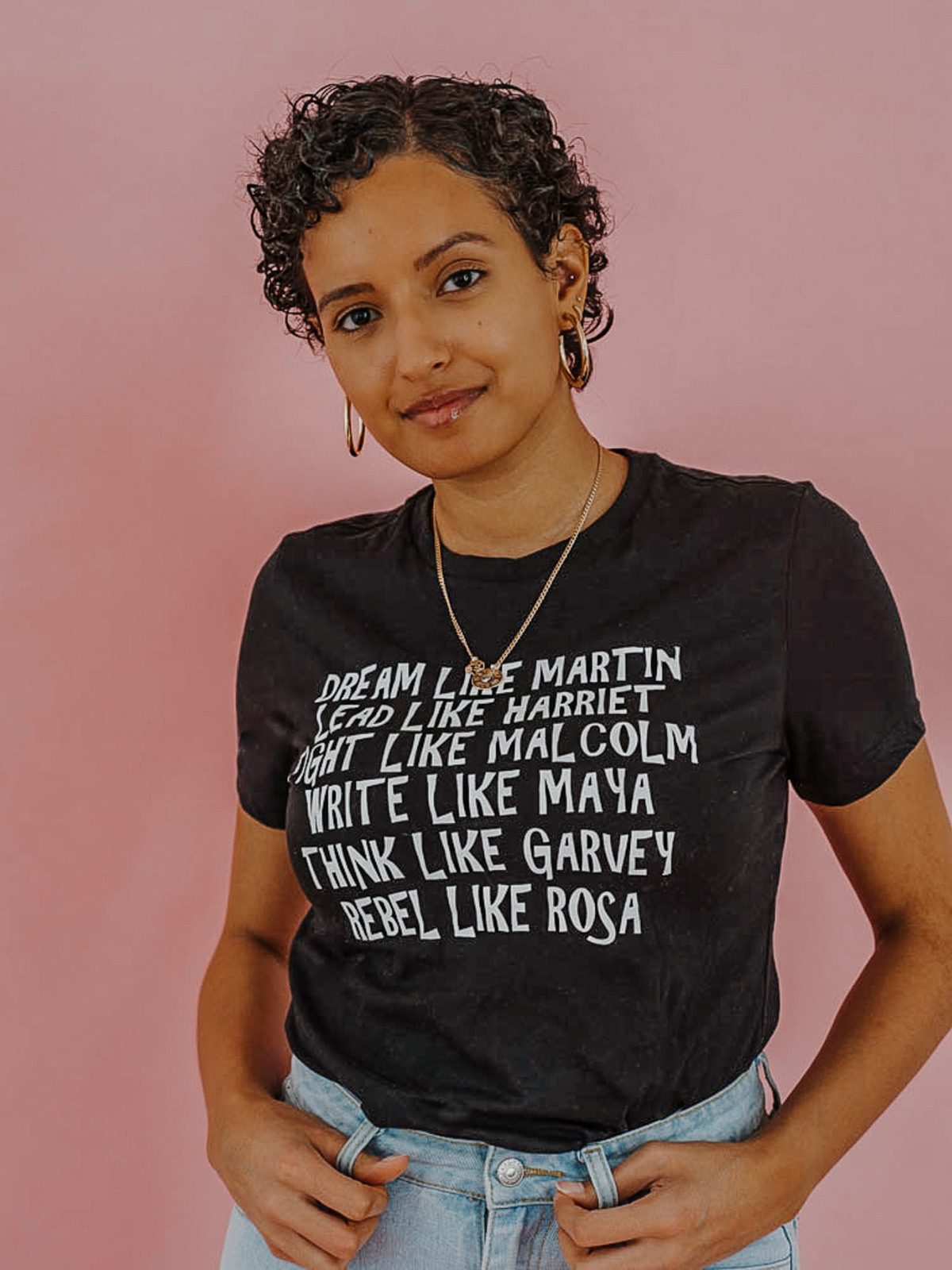 dream like martin black activists history month t-shirt