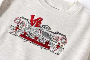 Embroidered LOVE Philly Thanksgiving sweatshirt 