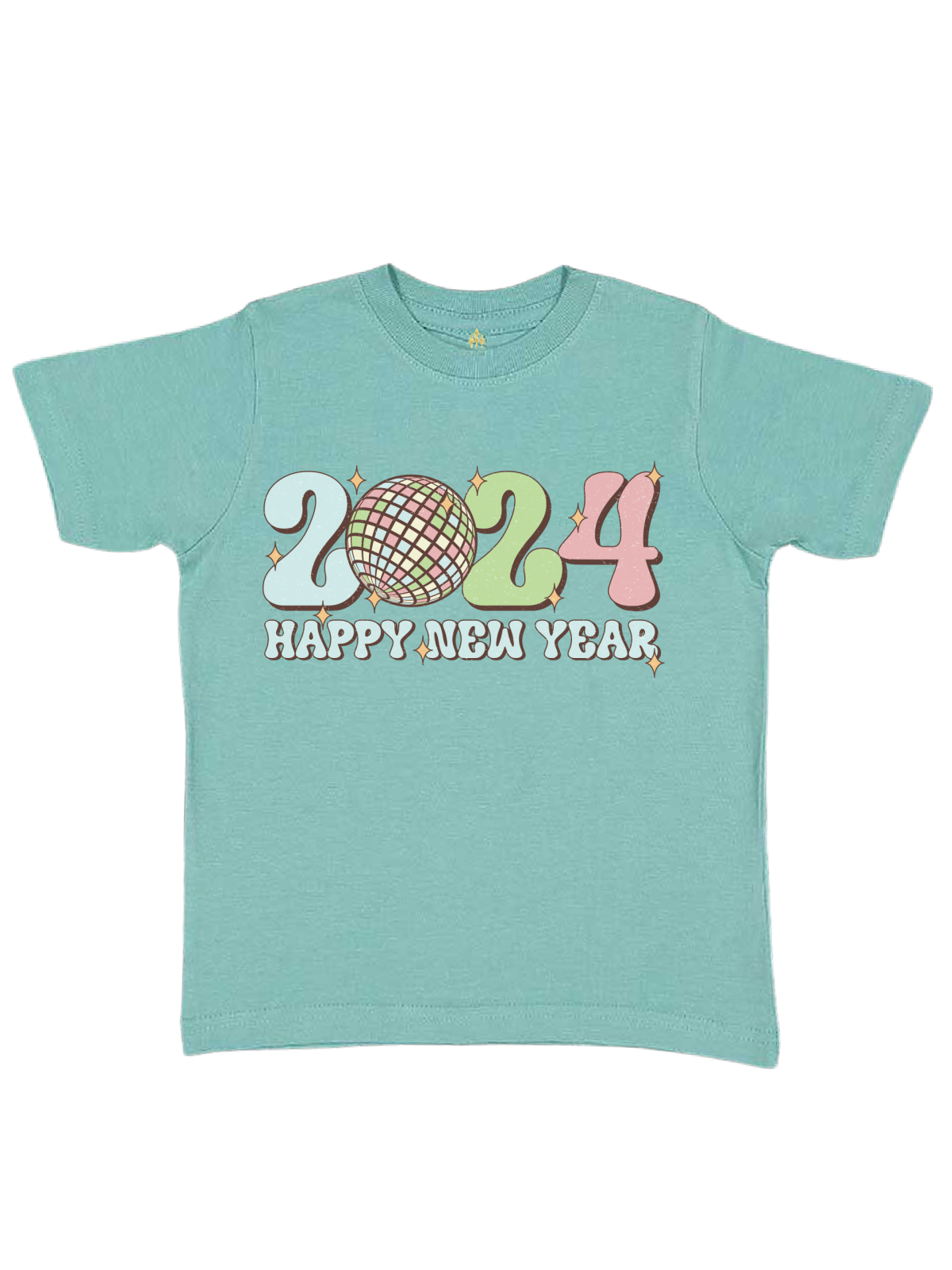 2024 Happy New Year Kids Saltwater Long Sleeve Shirt