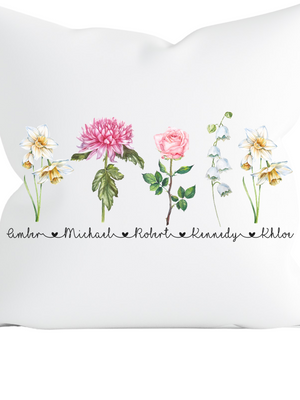 Flower Garden Custom Pillow Case