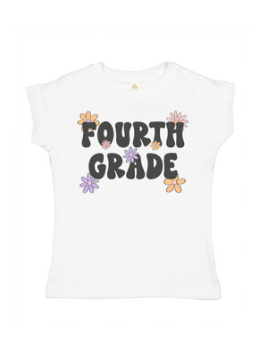 Fourth Grade Retro Shirt for GIrls