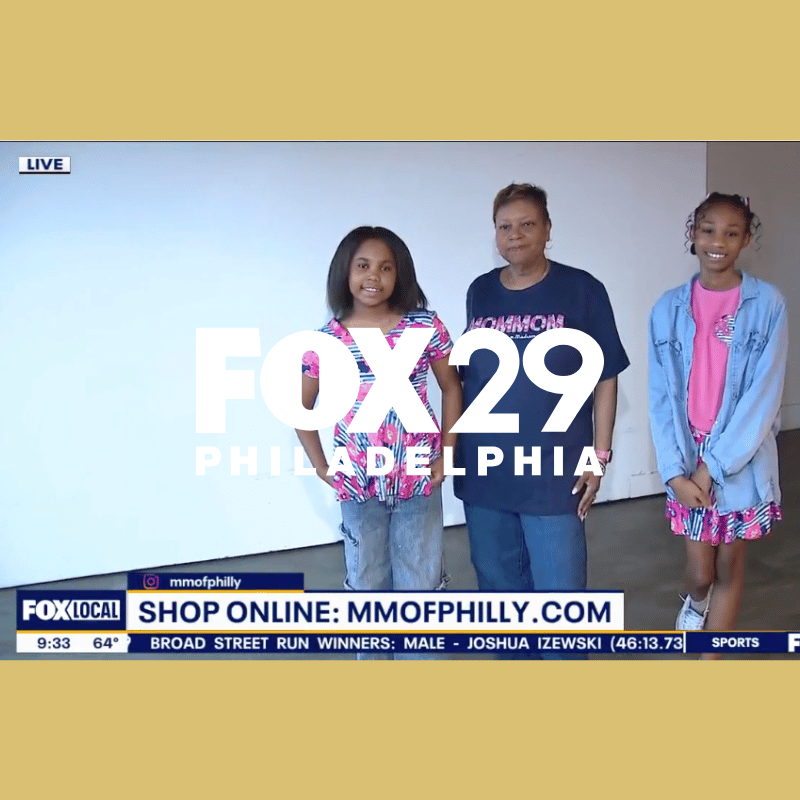 Screen grab of Mackenzie Madison of Philadelphia's FOX29 Mommy and Me Fashion Show with Jennaphr Fredrick