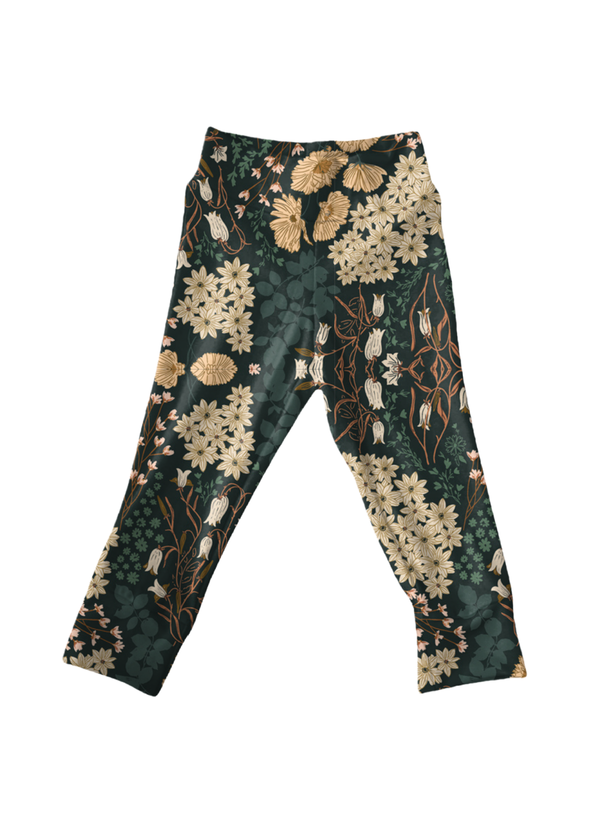 Girls Fall Leggings in Bloom Fields Floral Print