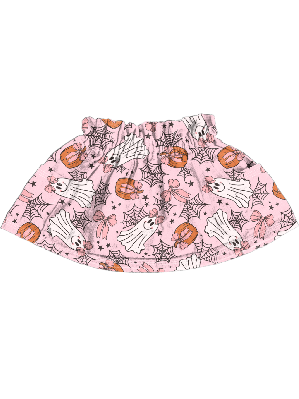 Girls Halloween Skirt in Retro Halloween