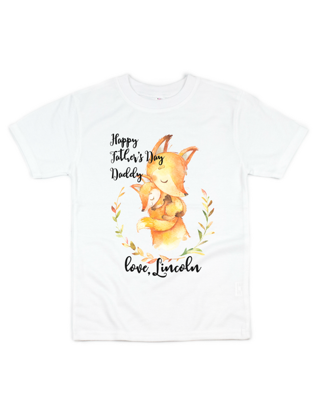 Custom Happy Father's Day Kids Shirt
