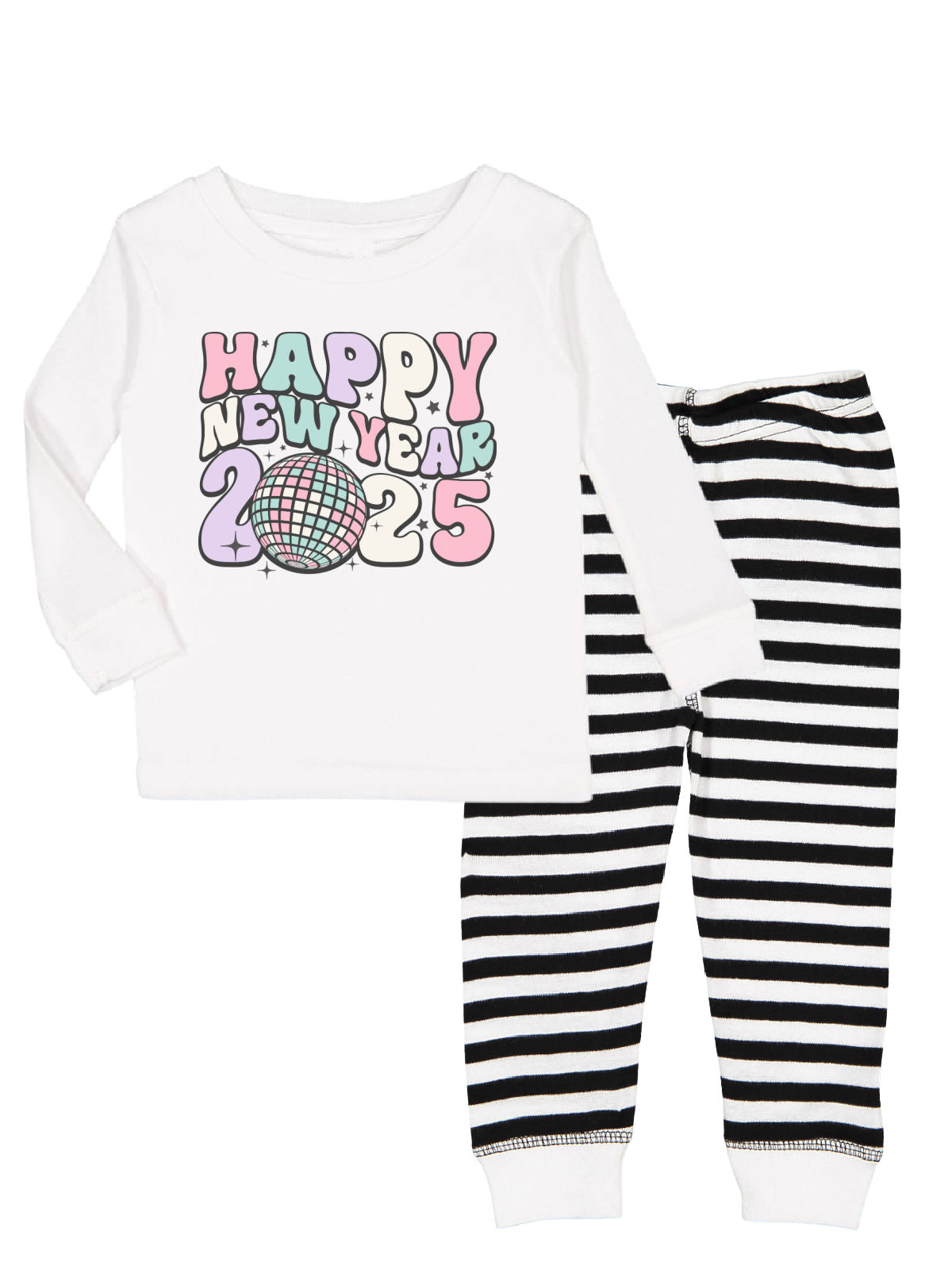 Happy New Year 2025 Kids New Year's Eve Pajamas