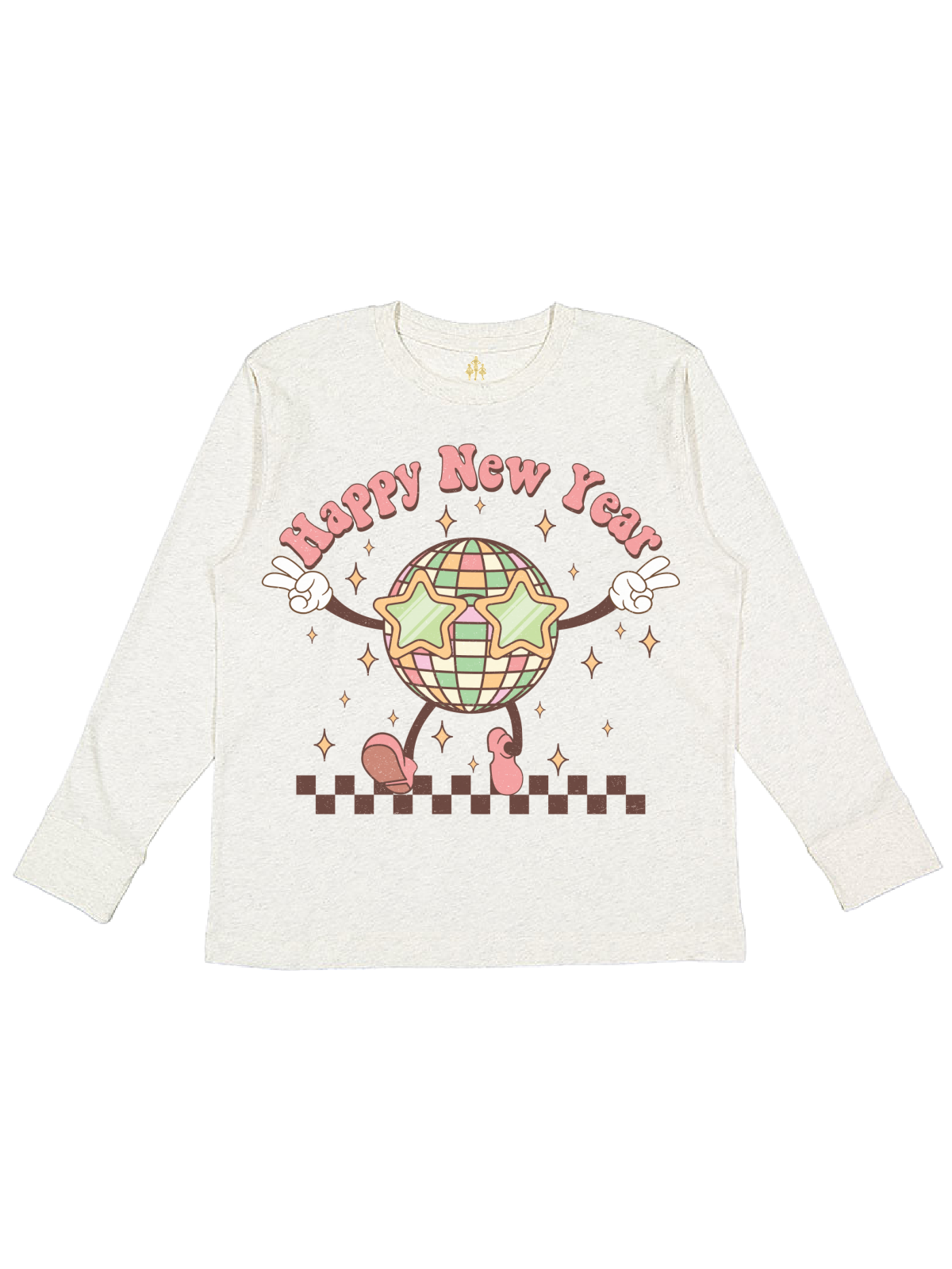 Happy New Year Kids Retro Shirt