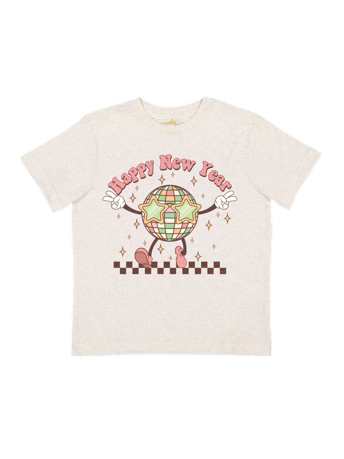 Happy New Year Kids Retro Shirt