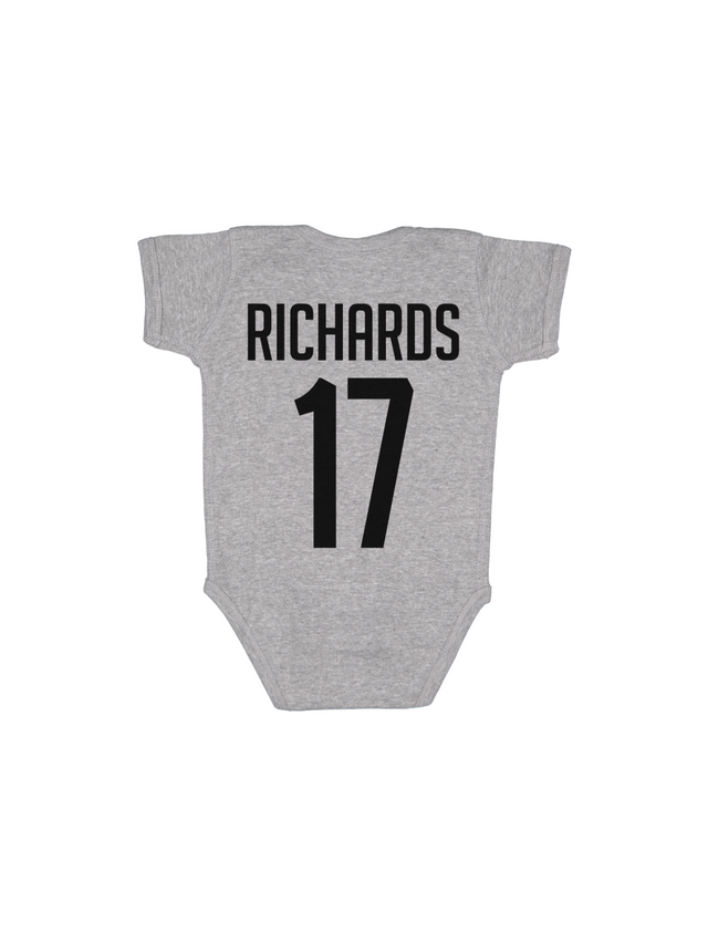 Matching Daddy & Me Jersey Shirts - Heather Gray