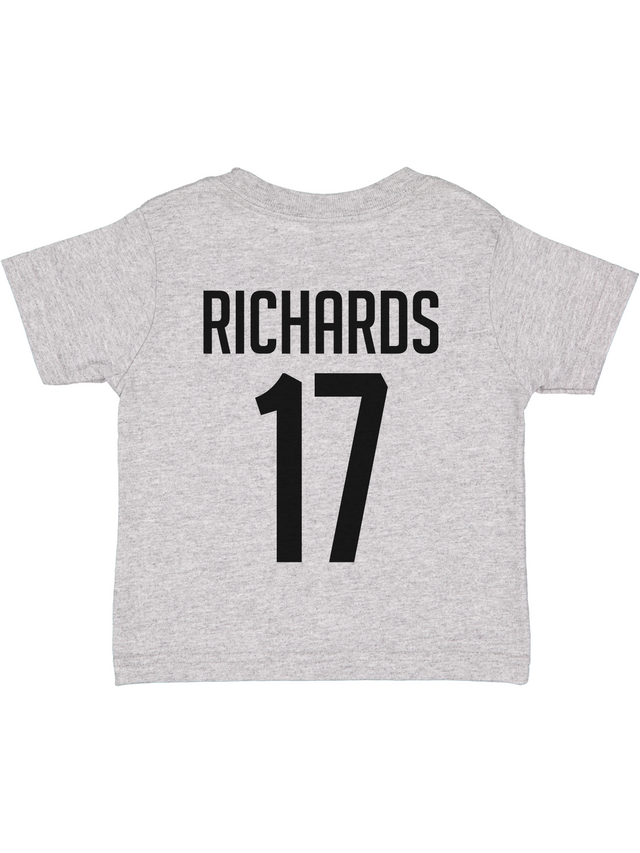 Matching Daddy & Me Jersey Shirts - Heather Gray