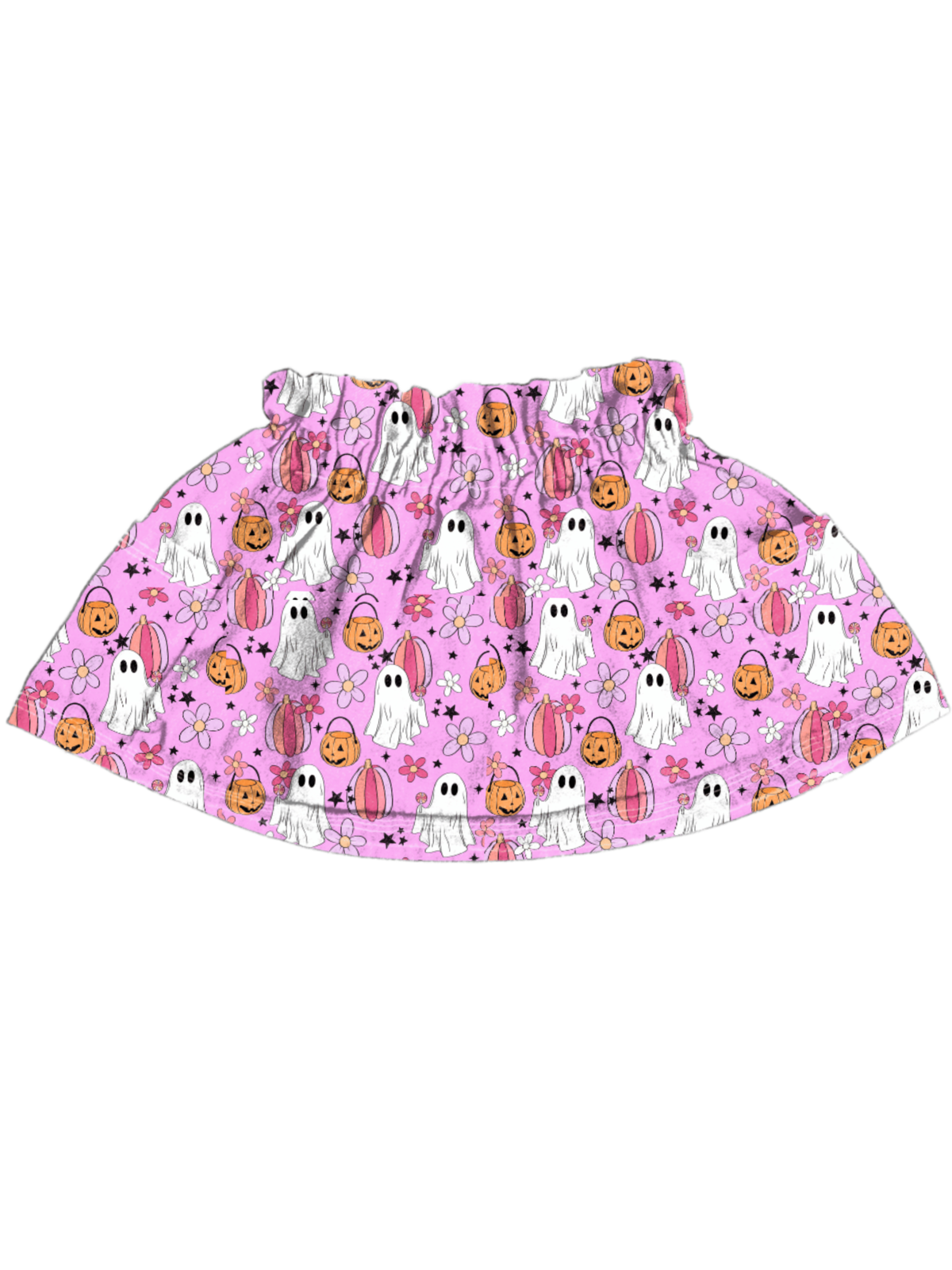 Girls Halloween Basic Skirt in Hippie Halloween