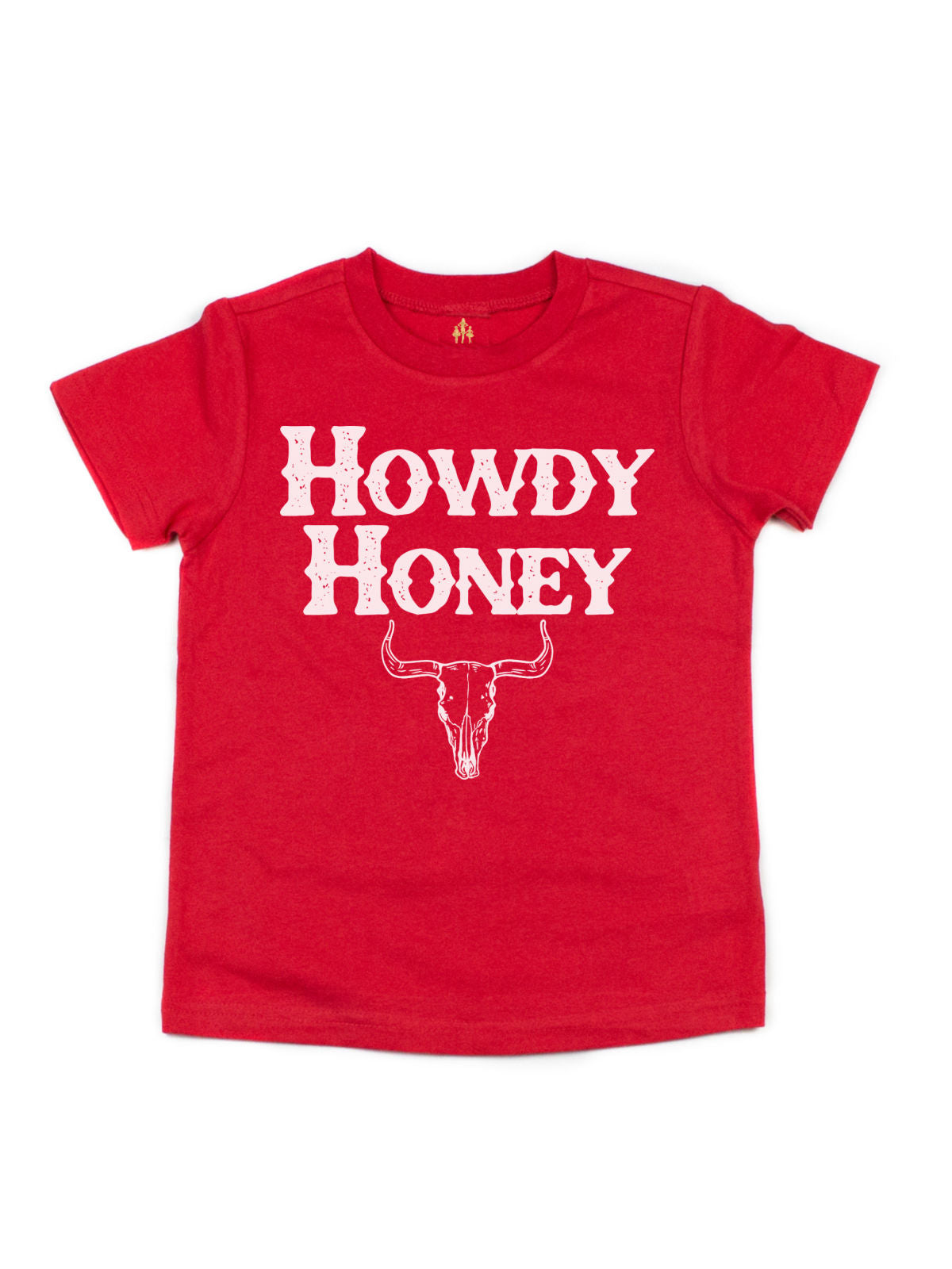 Howdy Honey Kids Country Shirt in Red