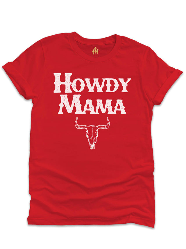 Howdy Mama Country Women's Shirt in Red
