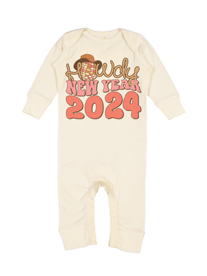 Howdy New Year 2024 Baby Romper